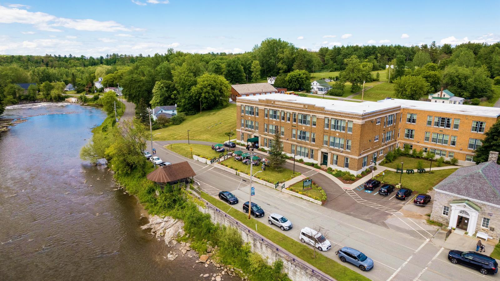 Aerial view of CVSC.